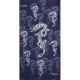 Headcase - The Multi Function Head Cover Accessory.  Patterned.-136 - Dragon Blue