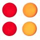 Jumbo 4 Spare Counter Pack (2 Red + 2 Yellow). 9.0cm Diameter.