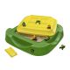 John Deere Sandpit with Activity Lid with 5 Mini Vehicles