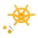 Ship Steering Wheel - Yellow