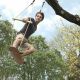 Skate Board Wooden Surf Swing With Adjustable Ropes