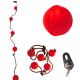 Ball Rope with 5 Abacus Balls - Red