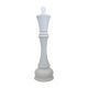 1.8m White King from Lifesize Fibreglass Resin Set