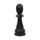 0.9m Black Pawn from Lifesize Fibreglass Resin Chess Set