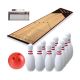 Childrens Mini Bowling Set Including Pins, Balls and 1.65m Roll Up Bowling Lane