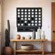Wall Mounted Metal Four in a Row Connect 4 Game - Black