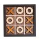 Wall Mounted Dark Wood Style Giant Tic Tac Toe Board - Wall Decor For the Games Room