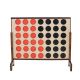 115cm Wide Mega Wooden Connect 4 Game with Red and Black Counters
