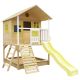 Warrigal Raised Wooden Cubby House with Slide