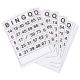 180 Pack of Classic 15cm x 10cm Disposable Paper Bingo Cards