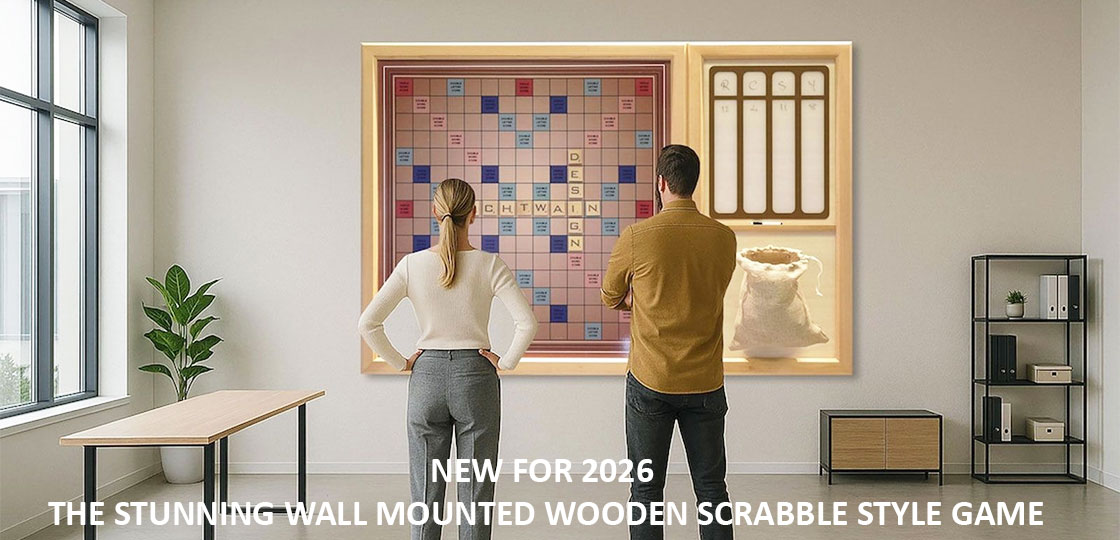 Giant Handmade Wall Mounted Scrabble Style Game